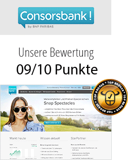 Consorsbank Testergebnis