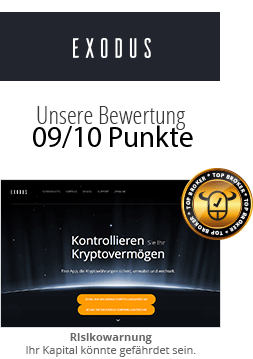 Exodus Wallet Testergebnis