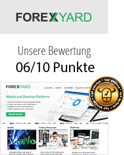 ForexYard Testergebnis