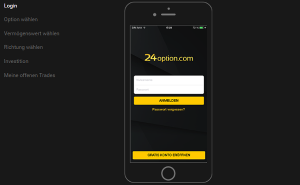 24option App Login