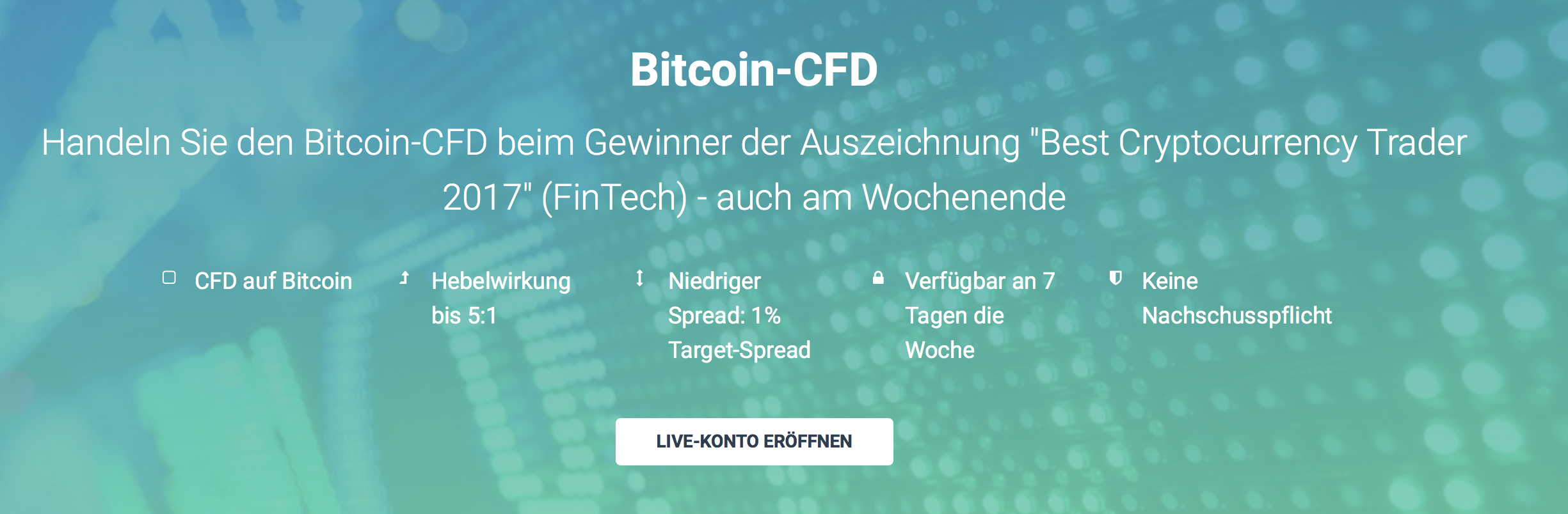 Der Handel mit CFDs auf Bitcoin ist bei XTB auch am Wochenende möglich