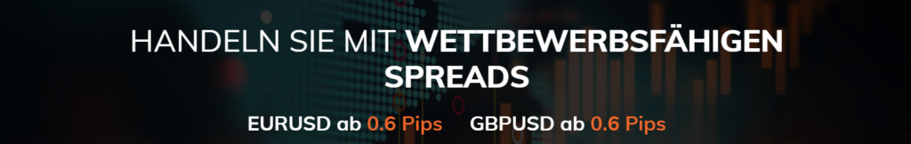 Bei ATFX können Sie mit wettbewerbsfähigen Spreads handeln