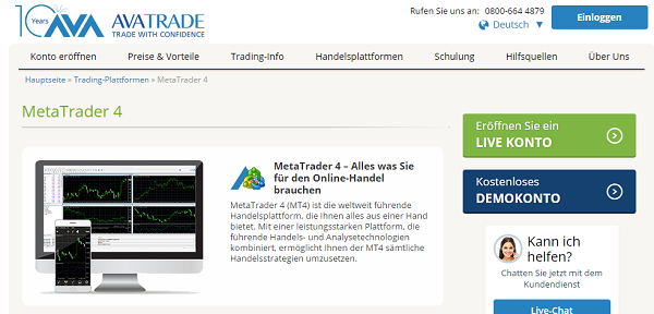 AvaTrade MetaTrader