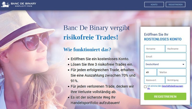 Binary options ohne einzahlung