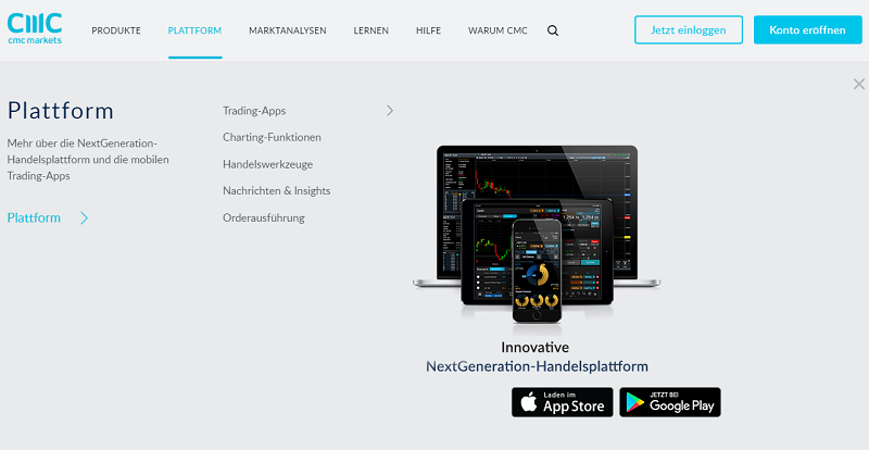 CMC Markets Handelsplattform