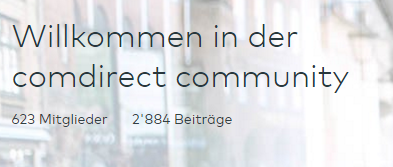 comdirect-Community-Mitglieder-Beiträge