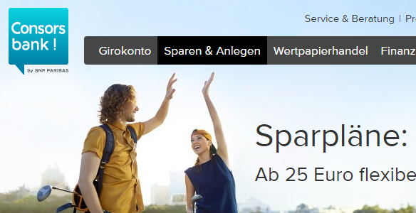 Consorsbank-Sparpläne-Banner