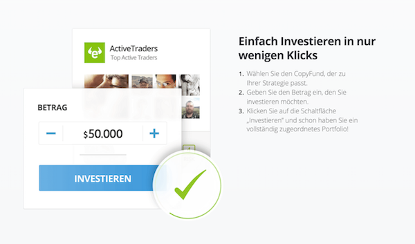 eToro CopyFunds Investition