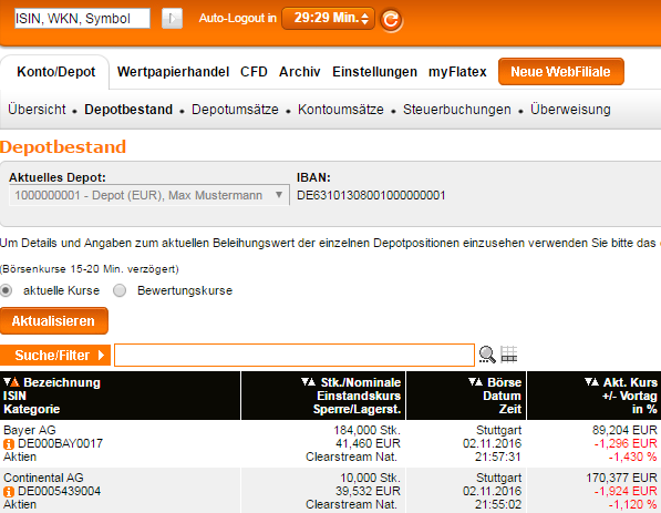 Ihr Start an der Börse mit dem TARGOBANK Musterdepot & Demokonto!