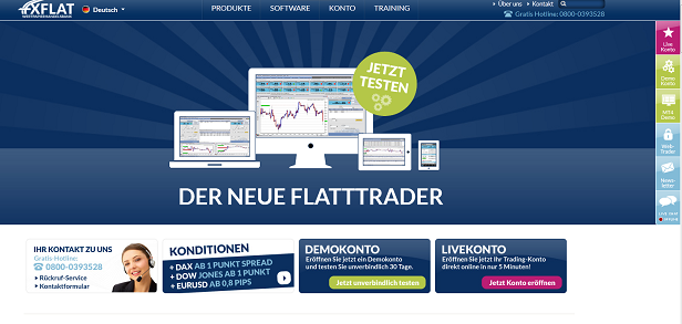 FXFlat Webtrader Konto eröffnen