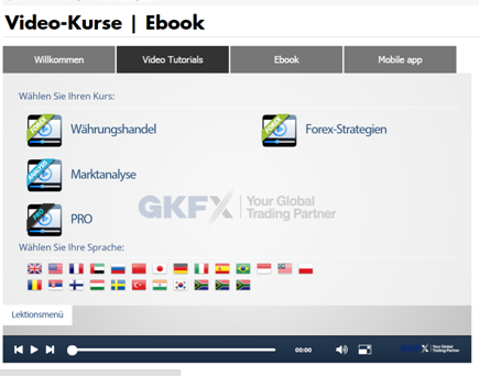 gkfx Handelszeiten Video-Kurse Ebook