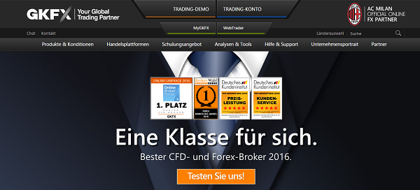 Bester CFD- und Forex-Broker - GKFX