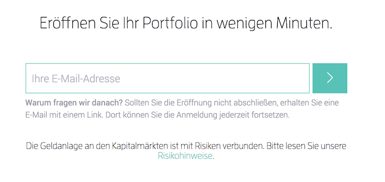 Scalable Capital Portfolio eröffnen
