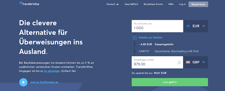 TransferWise Erfahrungen von BinaereOptionen.com